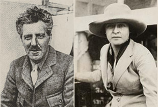Major Chaplin & his wife Stella Court-Treatt